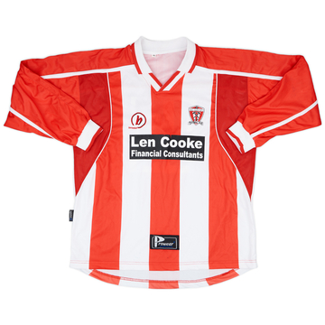 2004-06 Witton Albion Match Issue Home L/S Shirt #17