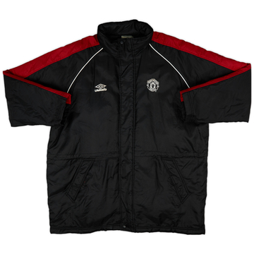 2000-01 Manchester United Umbro Padded Bench Coat - 9/10 - (XXL)