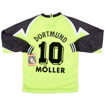 1995-96 Borussia Dortmund Home L/S Shirt Moller #10 (M)