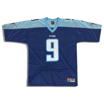 1999-00 Tennessee Titans McNair #9 Nike Jersey (Home) M