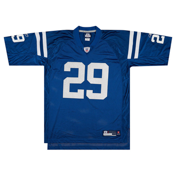 2007 Indianapolis Colts Addai #29 Reebok On Field Jersey (Home) XL