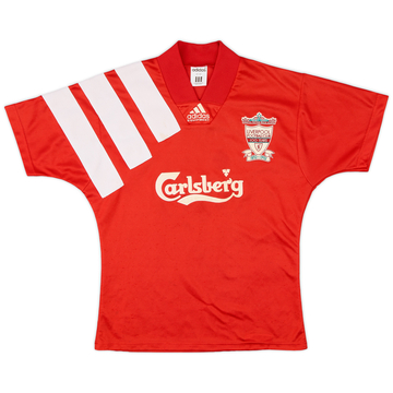 1992-93 Liverpool Centenary Home Shirt - 7/10 - (M.Boys)