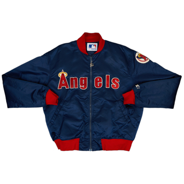 1980s California Angels Starter Satin Varsity Jacket - 8/10 - (XL)