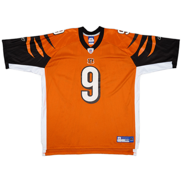 2005-06 Cincinnati Bengals Palmer #9 Reebok On Field Alternate Jersey - 8/10 - (XXL)