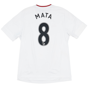 2015-16 Manchester United Away Shirt Mata #8 - 9/10 - (L)