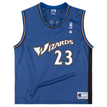 2001-02 Washington Wizards Jordan #23 Champion Jersey (Away) Y
