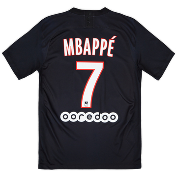 2019-20 Paris Saint-Germain Fourth Shirt Mbappe #7 - 8/10 - (S)
