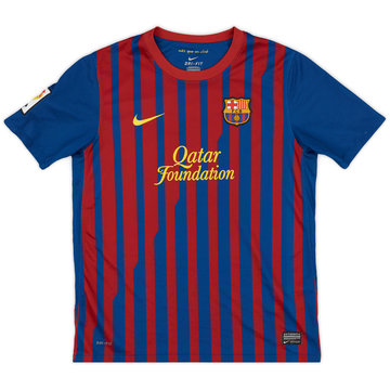 2011-12 Barcelona Home Shirt - 8/10 - (XL.Boys)
