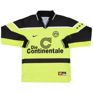 1997-98 Borussia Dortmund Home L/S Shirt - 9/10 - (S)