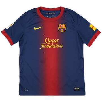 2012-13 Barcelona Home Shirt - 7/10 - (L.Boys)