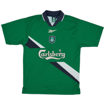 1999-00 Liverpool Away Shirt- 7/10- (Y)