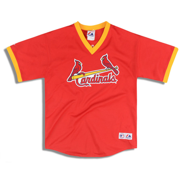 2000s St. Louis Cardinals Pujols #5 Majestic Batting Practice Jersey Y