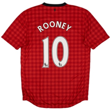2012-13 Manchester United Home Shirt Rooney #10 - 5/10 - (M)