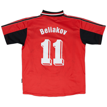 1999-00 Nurnberg Signed Home Shirt Beliakov #11 - 7/10 - (XL.Boys)