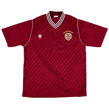 1989-90 Hearts Home Shirt - 9/10 - (M)