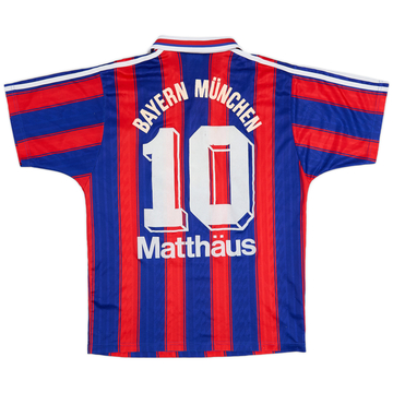 1995-97 Bayern Munich Home Shirt Matthaus #10 - 6/10 - (S)
