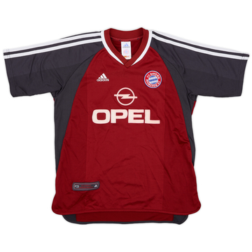 2001-02 Bayern Munich Signed Home Shirt - 8/10 - (Y)