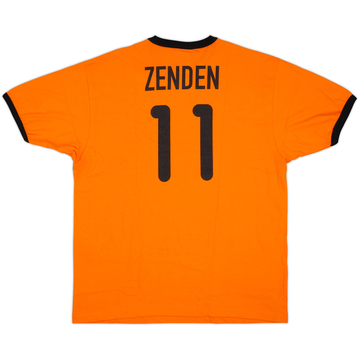 2000-01 Netherlands Nike Cotton Tee Zenden #11 (L)