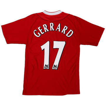 2002-04 Liverpool Home Shirt Gerrard #17 - 5/10 - (S)