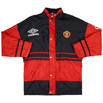 1994-95 Manchester United Umbro Padded Bench Coat - 9/10 - (L)