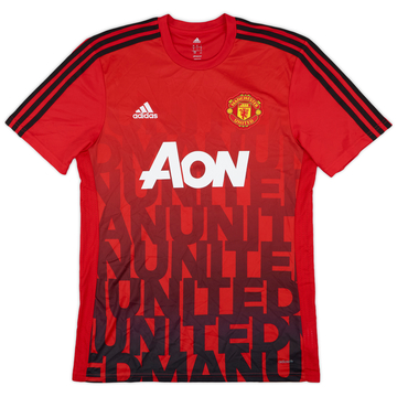 2015-16 Manchester United adizero Training Shirt - 9/10 - (L)