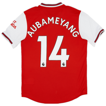 2019-20 Arsenal Authentic Home Shirt Aubameyang #14 - 7/10 - (S)