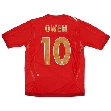2006-08 England Away Shirt Owen #10 - 7/10 - (L)