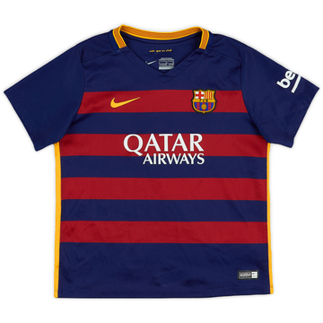 2015-16 Barcelona Home Shirt - 8/10 - (6-7 Years)
