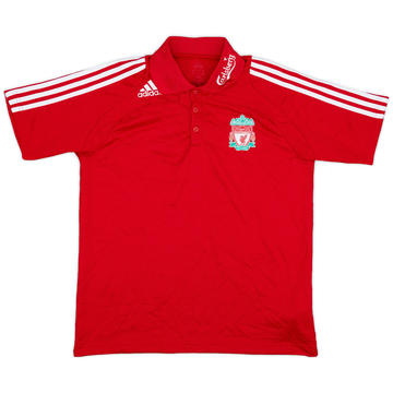 2008-09 Liverpool adidas Polo Shirt - 8/10 - (L)