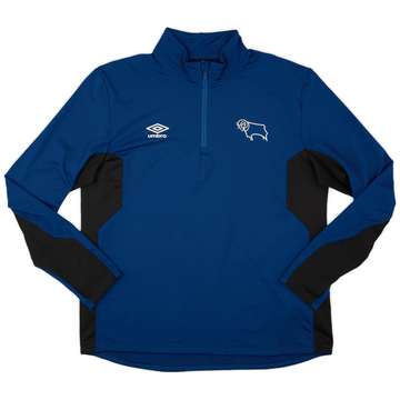 2015-16 Derby County Umbro 1/4 Zip Training Top - 8/10 - (XXL)