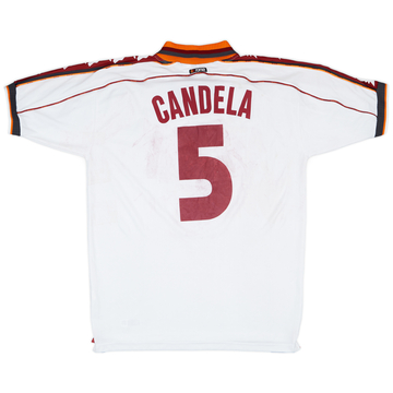 1998-99 Roma Match Issue Away Shirt Candela #5