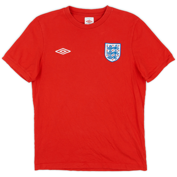 2010-11 England Umbro Cotton Tee - 9/10 - (M)