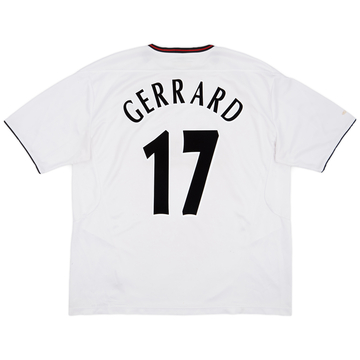 2003-04 Liverpool Away Shirt Gerrard #17 - 5/10 - (XXL)
