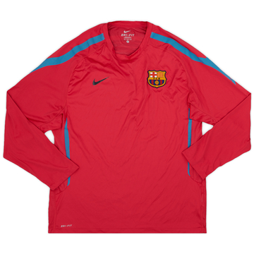2010-11 Barcelona Nike Training L/S Shirt - 9/10 - (XL)