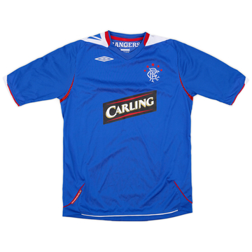 2006-07 Rangers Home Shirt - 8/10 - (L.Boys)