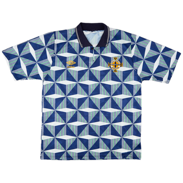 1990-92 Northern Ireland Away Shirt - 8/10 - (L)
