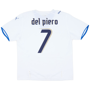 2006 Italy Away Shirt Del Piero #7 - 5/10 - (XL)