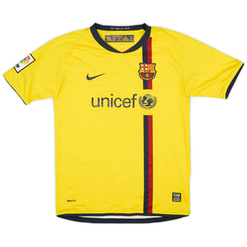 2008-10 Barcelona Away Shirt - 7/10 - (L.Boys)