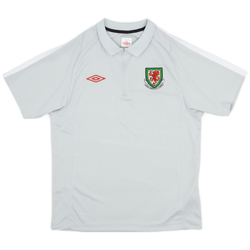 2010-11 Wales Umbro 1/4 Zip Training Shirt - 8/10 - (M)
