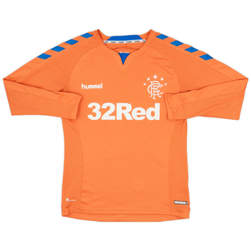 2018-19 Rangers Third L/S Shirt - 7/10 - (L)