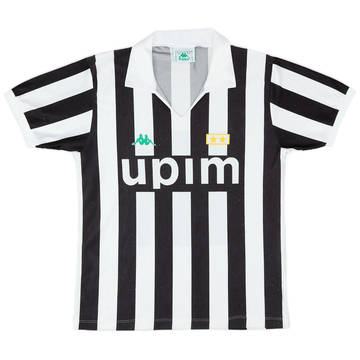 1991-92 Juventus Basic Home Shirt - 9/10 - (M)