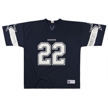 1996-00 Dallas Cowboys Smith #22 Logo 7 Jersey (Home) XL