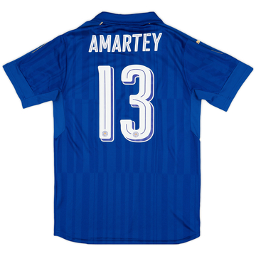 2016-17 Leicester Home Shirt Amartey #13 - 9/10 - (M)