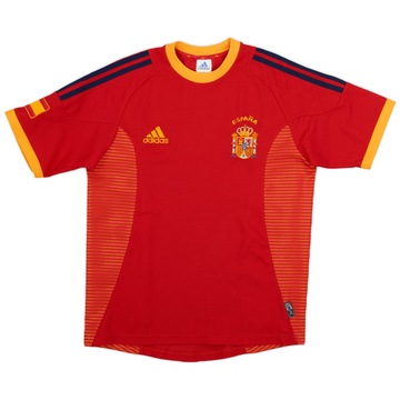 2002-04 Spain Home Shirt - 9/10 - (XL.Boys)