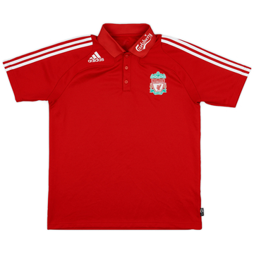 2008-09 Liverpool adidas Polo Shirt - 8/10 - (M)