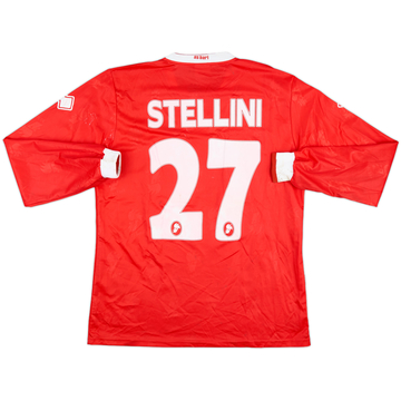 2007-08 Bari Match Issue Away L/S Shirt Stellini #27