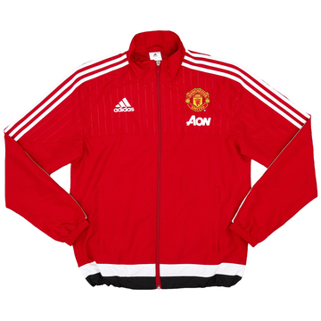 2015-16 Manchester United adidas Track Jacket - 9/10 - (S)