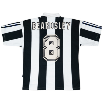 1995-97 Newcastle Home Shirt Beardsley #8 - 6/10 - (S)