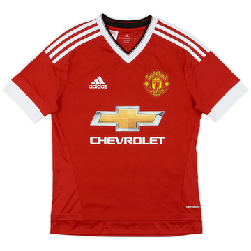 2015-16 Manchester United Home Shirt - 8/10 - (L.Boys)