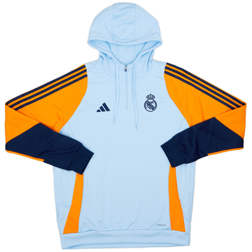 2024-25 Real Madrid adidas 1/4 Zip Hooded Top